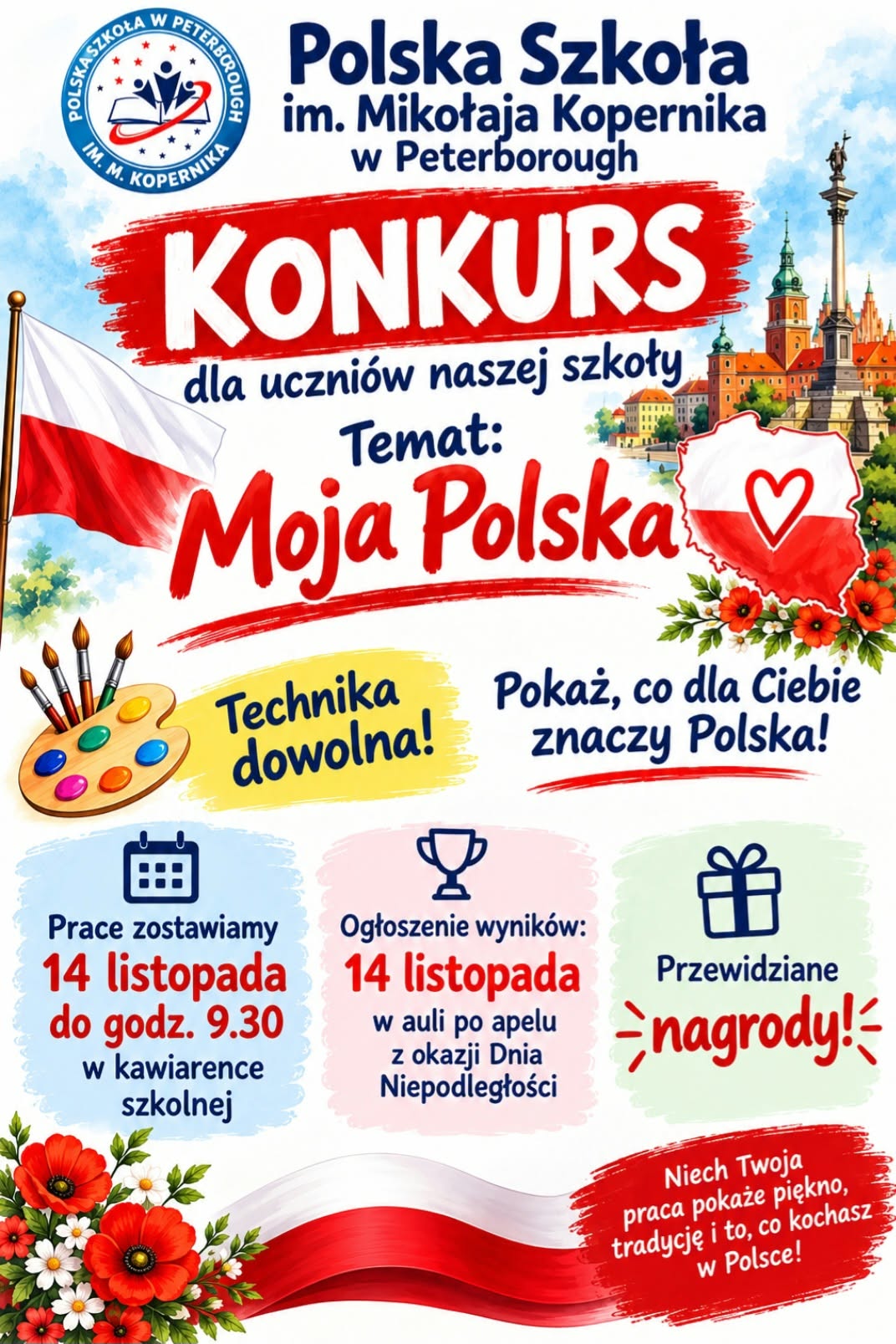 🇵🇱🤍❤️ **KONKURS „MOJA POLSKA” 🤍❤️🇵🇱